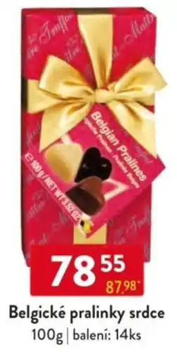 Qanto Belgické pralinky srdce nabídka