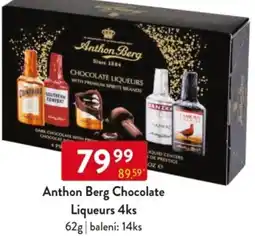 Qanto Anthon Berg Chocolate Liqueurs 4ks nabídka