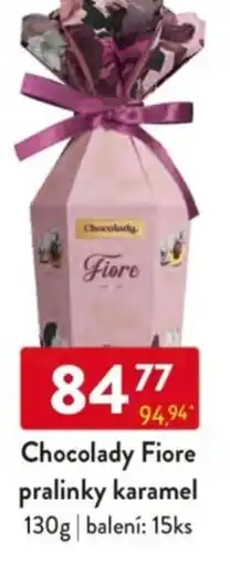 Qanto Chocolady Fiore pralinky karamel nabídka