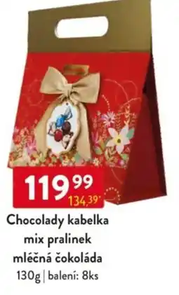 Qanto Chocolady kabelka mix pralinek mléčná čokoláda nabídka