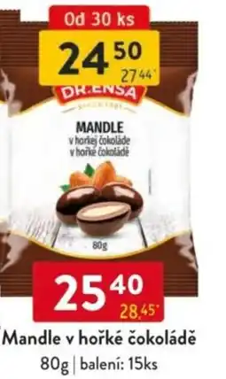 Qanto Dr.Ensa Mandle v hořké čokoládě nabídka