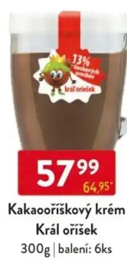 Qanto Kakaooříškový krém Král oříšek nabídka