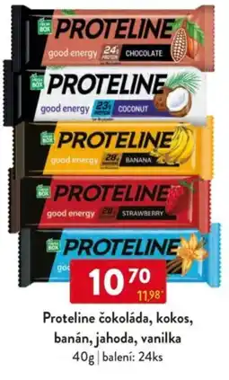 Qanto Proteline čokoláda, kokos, banán, jahoda, vanilka nabídka