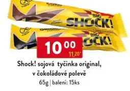 Qanto Shock! sojová tyčinka original, v čokoládové polevě nabídka