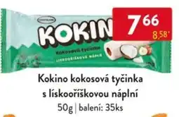 Qanto Kokino kokosová tyčinka s lískooříškovou náplní nabídka