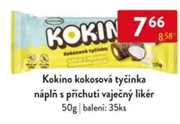 Qanto Kokino kokosová tyčinka náplň s příchutí vaječný likér nabídka