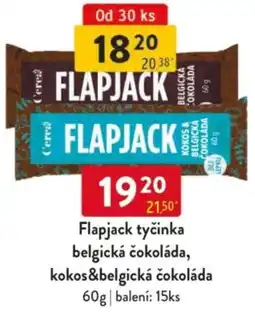 Qanto Flapjack tyčinka belgická čokoláda, kokos&belgická čokoláda nabídka