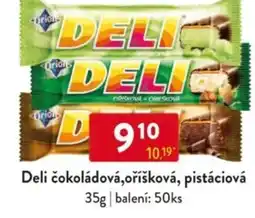 Qanto Orion Deli čokoládová,oříšková, pistáciová nabídka