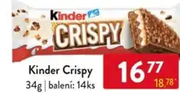 Qanto Kinder Crispy nabídka