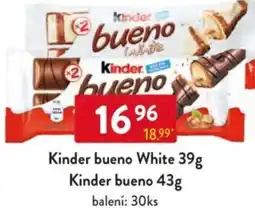 Qanto Kinder bueno White / Kinder bueno nabídka