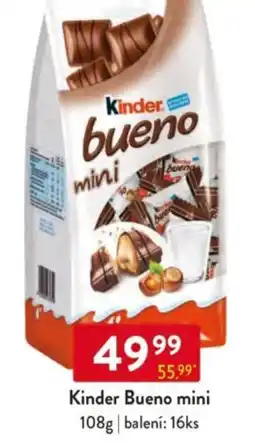 Qanto Kinder Bueno mini nabídka