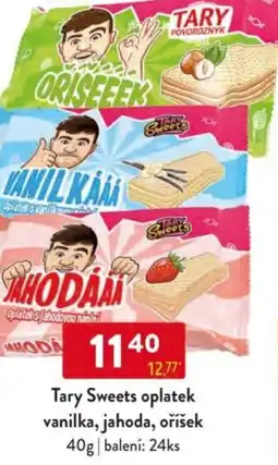 Qanto Tary Sweets oplatek vanilka, jahoda, oříšek nabídka