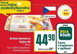 Billa Srdce domova Vejce M 10 ks nabídka