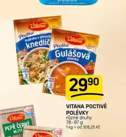 Flop VITANA POCTIVÉ POLÉVKY různé druhy nabídka