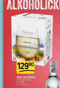 Flop VÍNO MUTĚNICE vybrané druhy 31|BIB nabídka