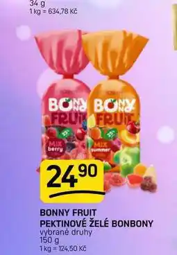 Flop BONNY FRUIT PEKTINOVÉ ŽELÉ BONBONY vybrané druhy nabídka
