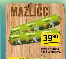Flop PAPKY KUŘECÍ SALÁM PRO PSY nabídka