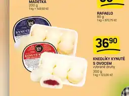 Flop KNEDLÍKY KYNUTÉ S OVOCEM vybrané druhy nabídka