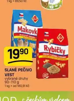 Flop SLANÉ PEČIVO VEST vybrané druhy nabídka
