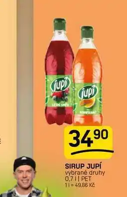 Flop SIRUP JUPÍ vybrané druhy nabídka