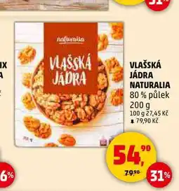Penny Market VLAŠSKÁ JÁDRA NATURALIA 80% půlek nabídka