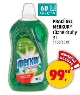 Penny Market PRACÍ GEL MERKUR nabídka