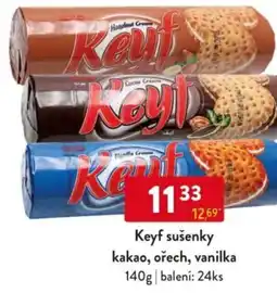 Qanto Keyf sušenky kakao, ořech, vanilka nabídka