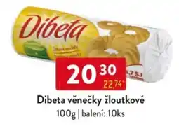 Qanto Dibeta věnečky žloutkové nabídka