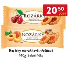 Qanto Rozárky meruňkové, třešňové nabídka