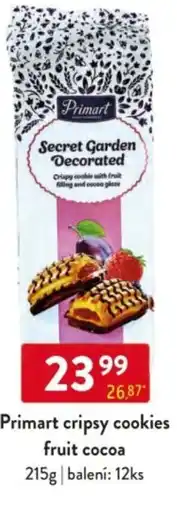 Qanto Primart cripsy cookies fruit cocoa nabídka