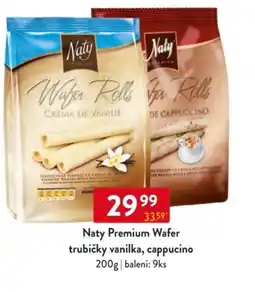 Qanto Naty Premium Wafer trubičky vanilka, cappucino nabídka