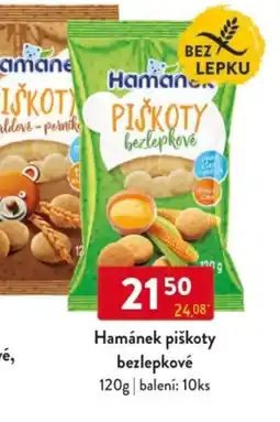Qanto Hamánek piškoty bezlepkové nabídka