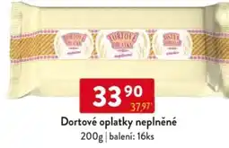 Qanto Dortové oplatky neplněné nabídka