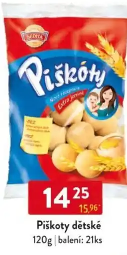 Qanto Piškoty dětské nabídka