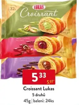 Qanto Croissant Lukas 5 druhů nabídka