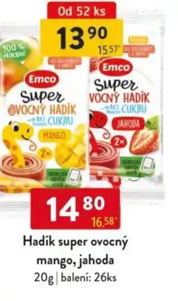 Qanto Hadík super ovocný mango, jahoda nabídka