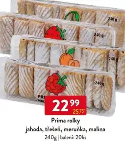 Qanto Prima rolky jahoda, třešeň, meruňka, malina nabídka