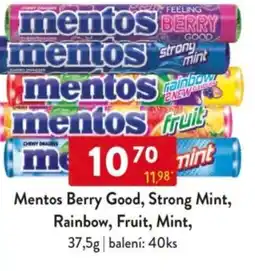 Qanto Mentos Berry Good, Strong Mint, Rainbow, Fruit, Mint nabídka