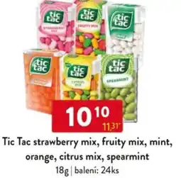Qanto Tic Tac strawberry mix, fruity mix, mint, orange, citrus mix, spearmint nabídka