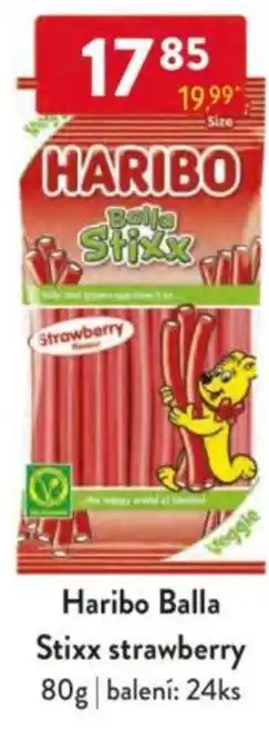 Qanto Haribo Balla Stixx strawberry nabídka