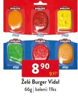Qanto Želé Burger Vidal nabídka