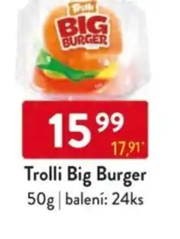 Qanto Trolli Big Burger nabídka