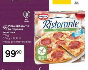 Tesco Pizza ristorante bezlepková nabídka