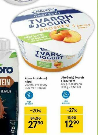 Tesco Jihočeský tvaroh s jogurtem nabídka