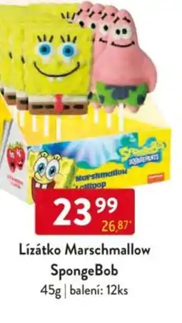 Qanto Lízátko Marschmallow SpongeBob nabídka