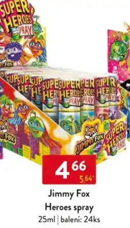 Qanto Jimmy Fox Heroes spray nabídka