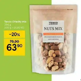 Tesco Ořechy nabídka