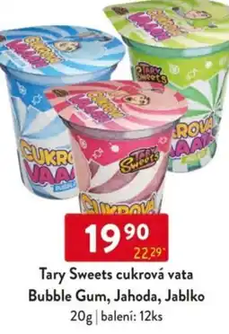 Qanto Tary Sweets cukrová vata Bubble Gum, Jahoda, Jablko nabídka
