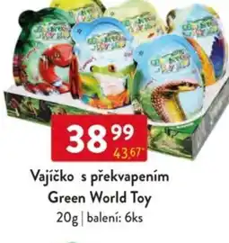 Qanto Vajíčko s překvapením Green World Toy nabídka