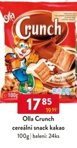 Qanto Olla Crunch cereální snack kakao nabídka